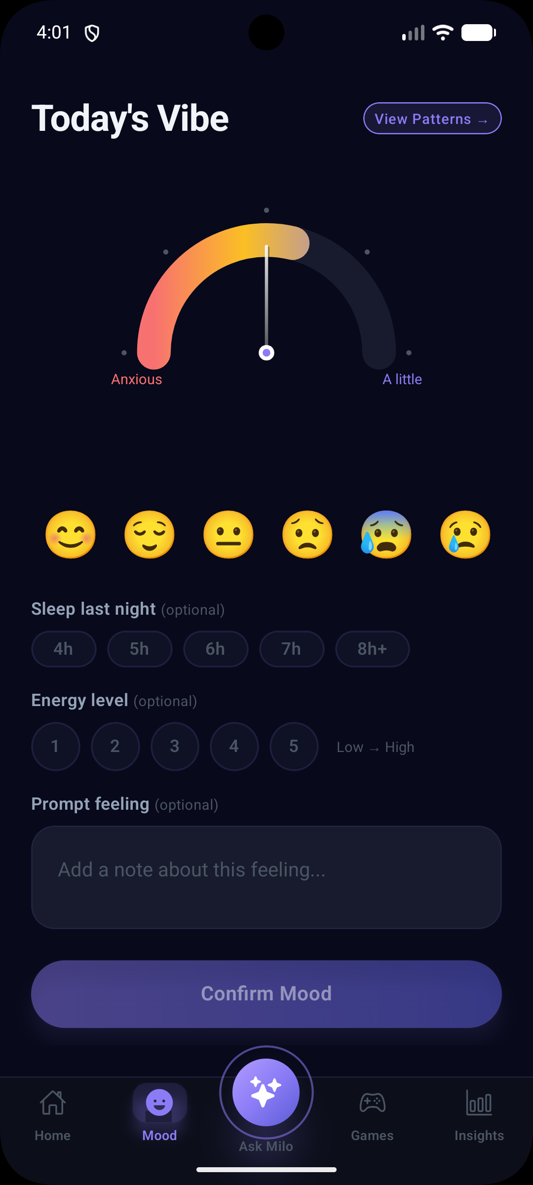 Mood logging