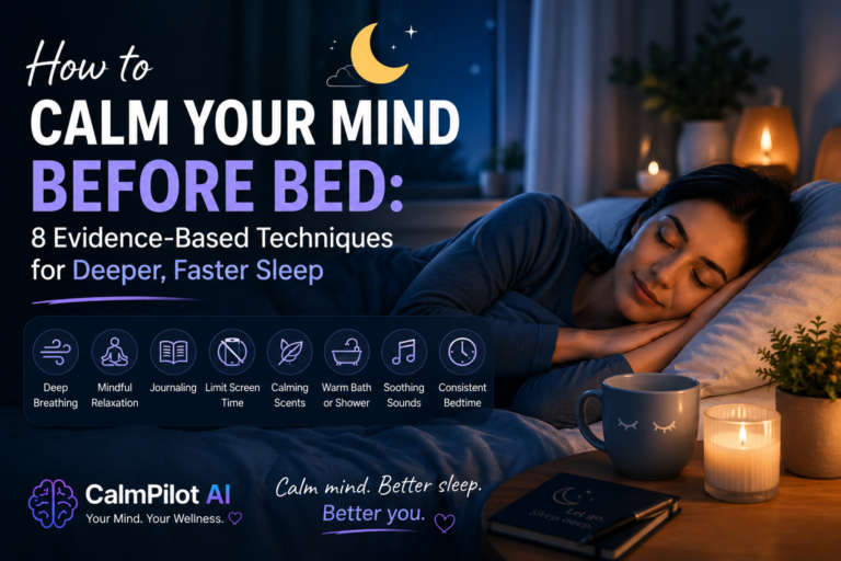 How to Calm Your Mind Before Bed: 8 Evidence-Based Techniques for Deeper, Faster Sleep