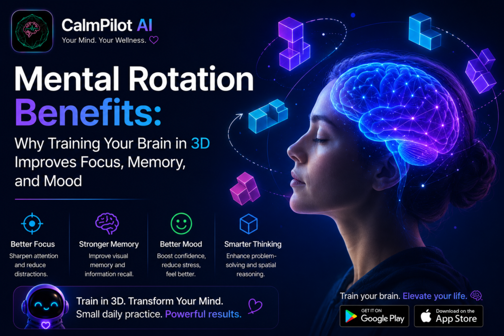 Mental Rotation Benefits: Why Training Your Brain in 3D Improves Focus, Memory, and Mood