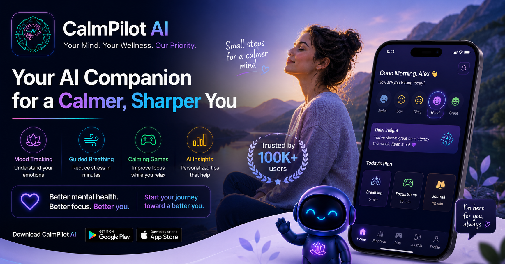 Home - CalmPilot AICalmPilot AI