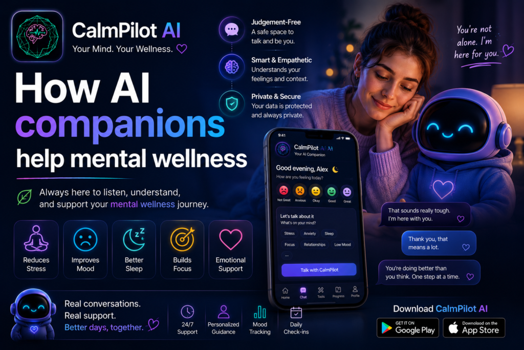 How AI companions help mental wellness